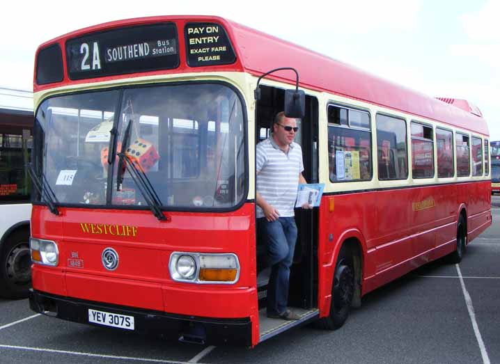 Westcliff-on-Sea Motors Bristol K ECW 825